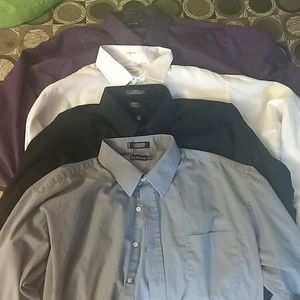 4 XXL used Dress shirts
